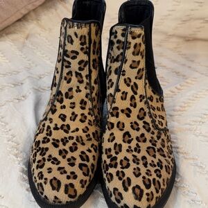 Dr Marten’s Leopard Print Ankle Boots